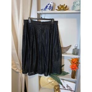 NWT 7th Avenue Design Studio New York & Company size 8 $55 Black Lined Skirt